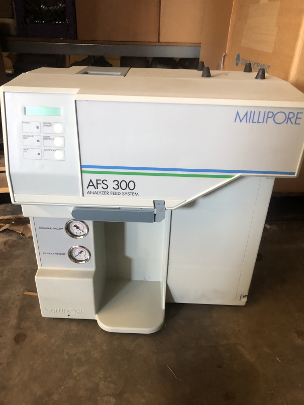 ZDAF3115D-USED - AFS 300 MILLIPORE ANALYZER FEED SYSTEM NO TANK ZDAF3115D-USED - AFS 300 MILLIPORE ANALYZER FEED SYSTEM NO TANK